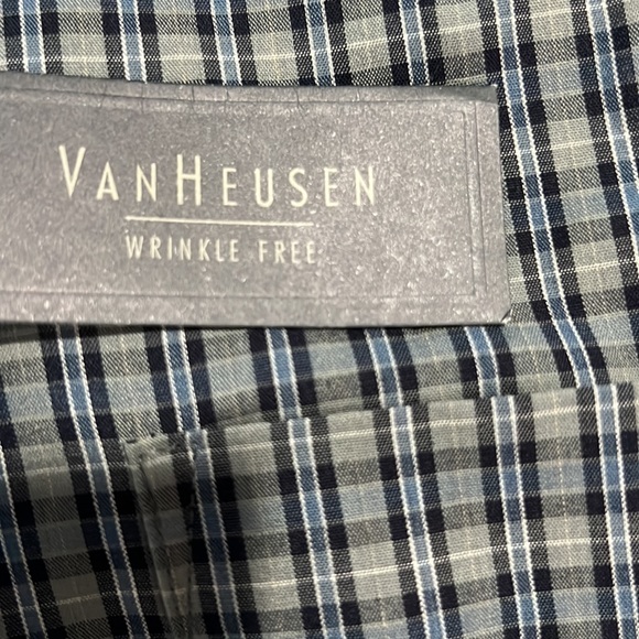 NEW MENS VAN HEUSEN LS SHIRT SZ 17-1/2 XL - Picture 3 of 4